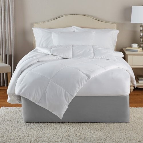 Mainstays Hypoallergenic Down Alternative Comforter, Twin/Twin XL, White