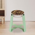 thumbnail image 6 of Pet Food Feeder Holder Elevated Raised Bowl Stand Iron Frame Feeding Dish Cat Dog Bowl Rack Lifted Stand Shelf for Small Medium Dogs, Cats Green, 6 of 9