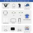 thumbnail image 5 of Commercial Embroidery Machine S1001,10 Needles,Max Speed 1200RPM,Embroidering for Hats and T-shirt, 5 of 7