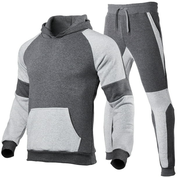 color block jogging suit