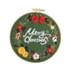 thumbnail image 4 of Kit de bordado navideño, juego de manualidades para adultos y principiantes, regalo de Navidad Corona navideña A, 4 of 8