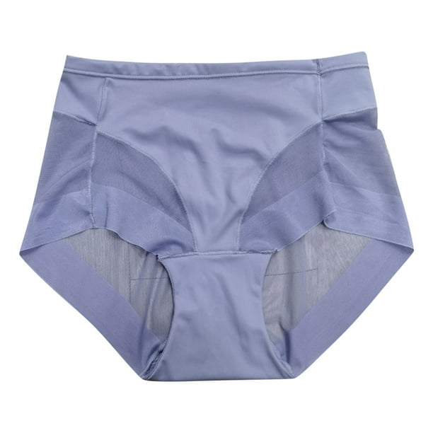 Plus Size 4Pcs High Waist Panties Women Breathable Cotton Underwear Cute  Print Seamless Briefs Sexy Girls