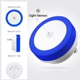 thumbnail image 6 of 4 Pack Blue Night Light, LED Night Light for Kids, Plug in Night Light, Light Sensor Night Lights, Smart Night Light, Hallway Lights, Wall Light, Nightlight for Adult, Blue Light, 0.6W 60LM, 6 of 14