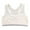 White, variant on Durtebeua Girls' Kids Seamless Sports Bra White,A