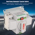 thumbnail image 2 of Mini interruptor de transferencia automática de doble potencia 2P 63A 220V interruptor de palanca interruptor de cambio automático de doble potencia disyuntor operación silenciosa, 2 of 5