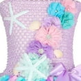 thumbnail image 3 of LED Light Up Little Mermaid Princess Tutu Dress for Halloween Birthday Party Gifts, 3 of 7