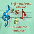 thumbnail image 3 of CafePress - Life Without Music Dark T Shirt - Men's Classic Graphic Cotton T-Shirt, 3 of 4