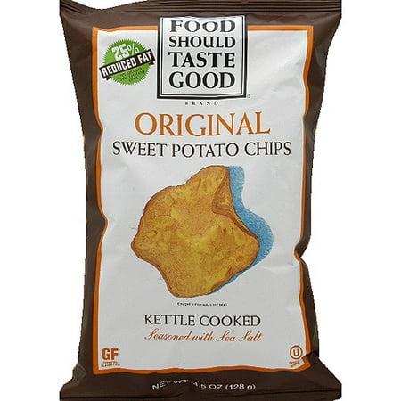Food Should Taste Good Original Sweet Potato Chips, 4.5 oz ...