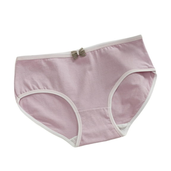 Fewfanhot Women's Comfortable Breathable Cotton Antibacterial Tri-Cut Briefs Soft Stretchy Comfy Underwear for All Women, M-XL