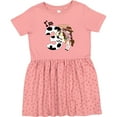 thumbnail image 3 of Inktastic I'm Three-cowgirl Riding Horse Birthday Girls Toddler Dress, 3 of 5