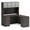 Slate Teak, variant on HON Mod L-Station Storage Hutch, Brown