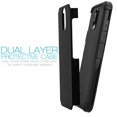 thumbnail image 4 of Value Pack and for Alcatel Insight 5005R TCL A1 Swivel Hybrid Shockproof Case Phone Case Belt Clip Holster Double Kickstands Hybrid Shock Armor Bumper Cover, 4 of 4