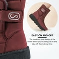 thumbnail image 3 of Ecetana Womens Winter Snow Boots Ankle Booties Outdoor Waterproof Hiking Walking Platform Shoes, 3 of 6