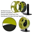 thumbnail image 4 of Silent Runner 12" Wide + Cage Attachment + Autoclean Track - Silent, Fast, Durable Exercise Wheel - Sugar Gliders, Degus, Rats, Hedgehogs, Prairie Dogs & Small Pets, 4 of 8