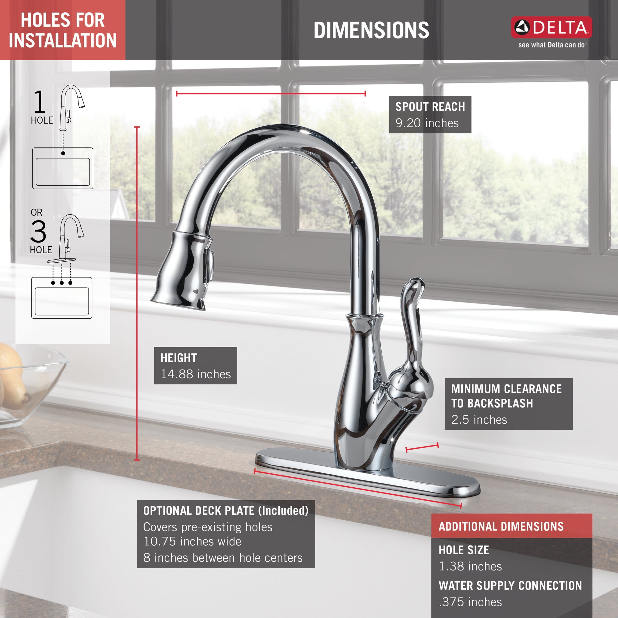 Delta Leland Kitchen Faucet Installation Dandk Organizer