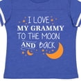 thumbnail image 4 of Inktastic I Love My Grammy to the Moon and Back Boys or Girls Toddler T-Shirt, 4 of 5