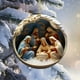 thumbnail image 3 of Pendiente Estereoscópica Navideña, Ornamientos de Navidad, Collar de Bendición de Nacimiento, Efecto 3D, Pendientes Colgantes para Carro, Estilo de Decoración, Joyería de Navidad, Accesorio de, 3 of 9