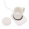 thumbnail image 2 of Coffee Mug Electric Warmer, 3 Temperature Settings Beverage Warmer Temperature Memory Function With Ceramic Cup For Office Black,White, 2 of 8