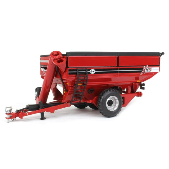 J&M 1112 X-Tended Reach Grain Cart with Dual Wheels Red 1/64 Diecast Model by SpecCast