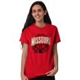 thumbnail image 4 of Missouri Student Campus Pride MO Men's Graphic T Shirt Tees Brisco Brands X, 4 of 6