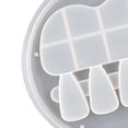 thumbnail image 3 of Moldes de cuchillos y tenedores para fundición de resina de gel de sílice hechos a mano para el hogar. redondo, 3 of 3