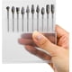 thumbnail image 3 of 10 Pcs Metal Milling Cutter for Milling Machine 3mm Double Cut Tungsten Rotary Burrs Straight Grinder Cutter for Rotary Tools Processing Grinding Engr, 3 of 5