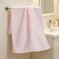 thumbnail image 7 of AUNVITO 100% Cotton Bath Towels, Light Weight, Soft, Super Absorbent and Fast Drying, No Fading Multipurpose Use for Sports, Swimming, Travel, Fitness, Yoga, Multicolor, 7 of 7