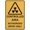Warning Sign 3, variant on Caution Corrosive Materials Outdoor Metal Sign 12 x 8 Inches - Suitable for Business, Workplace, Office, Home, Road, Delivery, Garden, Lab, Chemical Storage