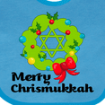thumbnail image 4 of Inktastic Merry Chrismukkah Boys or Girls Baby Bib, 4 of 4