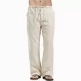 thumbnail image 2 of Mycity® Pantalón Suelto De Lino De Playa, Yoga, Para Hombre, 2 of 4