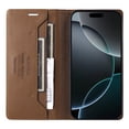 thumbnail image 2 of Allytechgroup Wallet Case for iPhone 15 Pro, Slim Lightweight PU Leather Stand Flip Phone Case with Credit Card Slot Shockproof Protective Back Cover for iPhone 15 Pro Women Men, Brown, 2 of 8