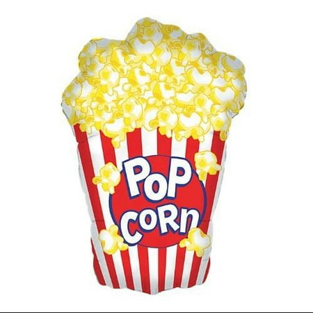 38 Popcorn Movie Night Mylar Foil Balloon Party Decorating