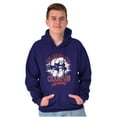 thumbnail image 4 of Retro Smurf Power University Champion Hoodie Sweatshirt Women Men Brisco Brands L, 4 of 5