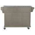 thumbnail image 6 of Kitchen Cart in Antique Earth Green with Grey Granite Top, 6 of 10