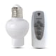 thumbnail image 1 of Cateissary Base de lámpara inalámbrica de plástico, Control remoto desmontable, antiflama, E27, LED, soporte de sincronización, interruptor de Iluminación novedosa, 1 of 6