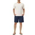 thumbnail image 2 of NOMADIC NOOK Men's Solid Color Drawstring Lightweight Swimwear Beach Board Shorts 2 Pack, 2 of 6