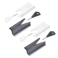 thumbnail image 2 of Surfboard Wax Comb, PVC Multi Purpose 4pcs Lightweight Efficient Surfboard Wax Applicator  for Surfing, 2 of 7