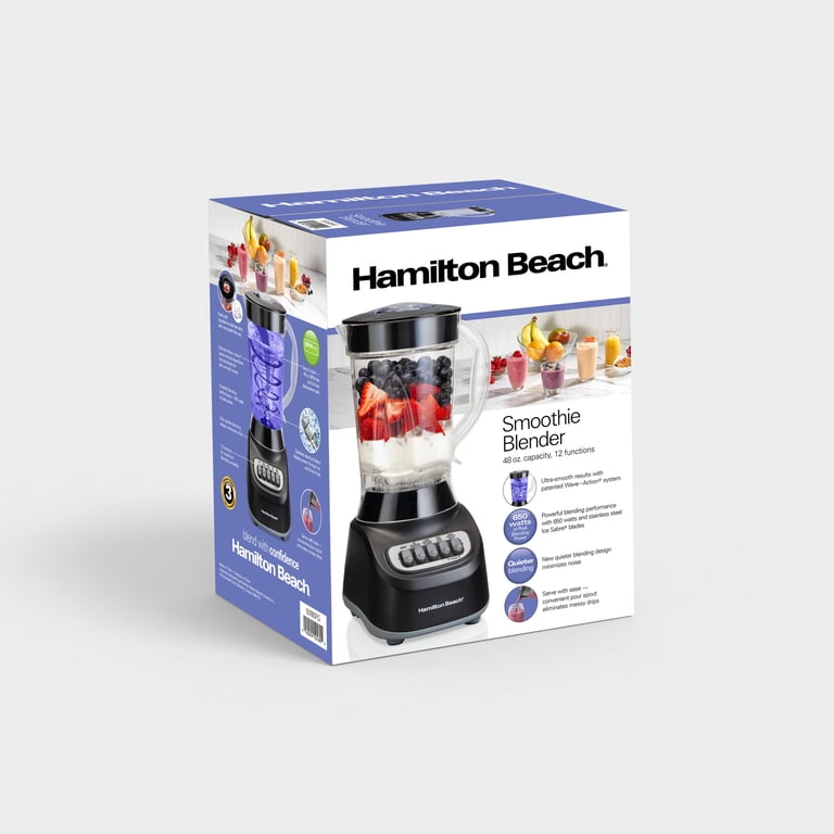Hamilton Beach Commercial ブレンダー 約48オンス Hamilton Beach 48 oz Smoothie Blender for Kitchen, 48 oz Jar for