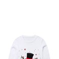 thumbnail image 5 of Christmas Pajamas for Family, Long Sleeve Cartoon Deer Print Tops + Plaid Pants Set, 5 of 10