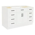 thumbnail image 6 of Ariel Hepburn 54 In. Single Sink Base Cabinet In White, 6 of 10