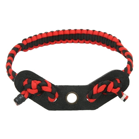 Thickened Nylon Rope Bow Archery Wrist Sling Adjustable Compound Bow Rope Wrist for Hunting Shooting