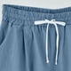 thumbnail image 4 of Pantalones cortos de lino y algodón de talla grande con estampado de bandera de verano para mujer con cinco puntos Pompotops ulkah937642, 4 of 6