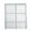 B, variant on Sheer White Valances for Windows, Small Window Kitchen Curtains for Living Room Bathroom Cafe Laundry Basement, Modern Top Rod Pocket Voile Curtain, 51.2W x 17.7L inches, White