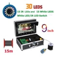 9 Inch 15M/30M/50M Fish Finder Underwater Fishing Camera 15pcs White ...