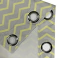thumbnail image 4 of Ambesonne Modern Grommet Curtain, Yellow Grey Zig Zag, 50" x 84", Pale Grey and Mustard, 4 of 6