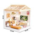 thumbnail image 3 of Juguete Casa en Miniatura Sala con Sofá, Muebles, Accesorios y Efecto de Luz Nocturna, 3 of 5