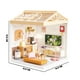 thumbnail image 3 of Juguete Casa en Miniatura Sala con Sofá, Muebles, Accesorios y Efecto de Luz Nocturna, 3 of 5