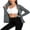 Dark Gray, variant on Pinspark Women's UPF 50+ Sun Protection Hoodie Jacket Cooling Long Sleeve Athletic Running Shirt Lightweight Full Zip Workout Top for Hiking Travel