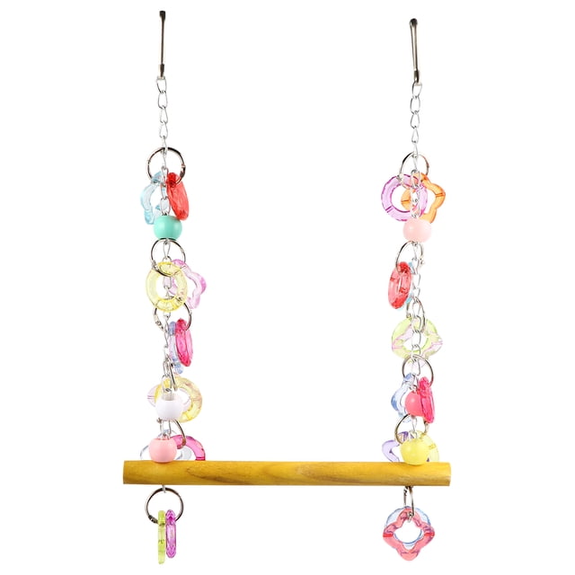 MasteelfCA Bird Swing Perch Chewing for Parrots Budgie Parakeet Cockatiel Cockatoo