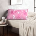 thumbnail image 6 of Honeii Breast Cancer Awareness (3) Decorative Throw Pillow Case - Elevate Your Couch, Sofa, or Bed with Stylish Home Decor, Perfect Gift Idea-14"x20", 6 of 6
